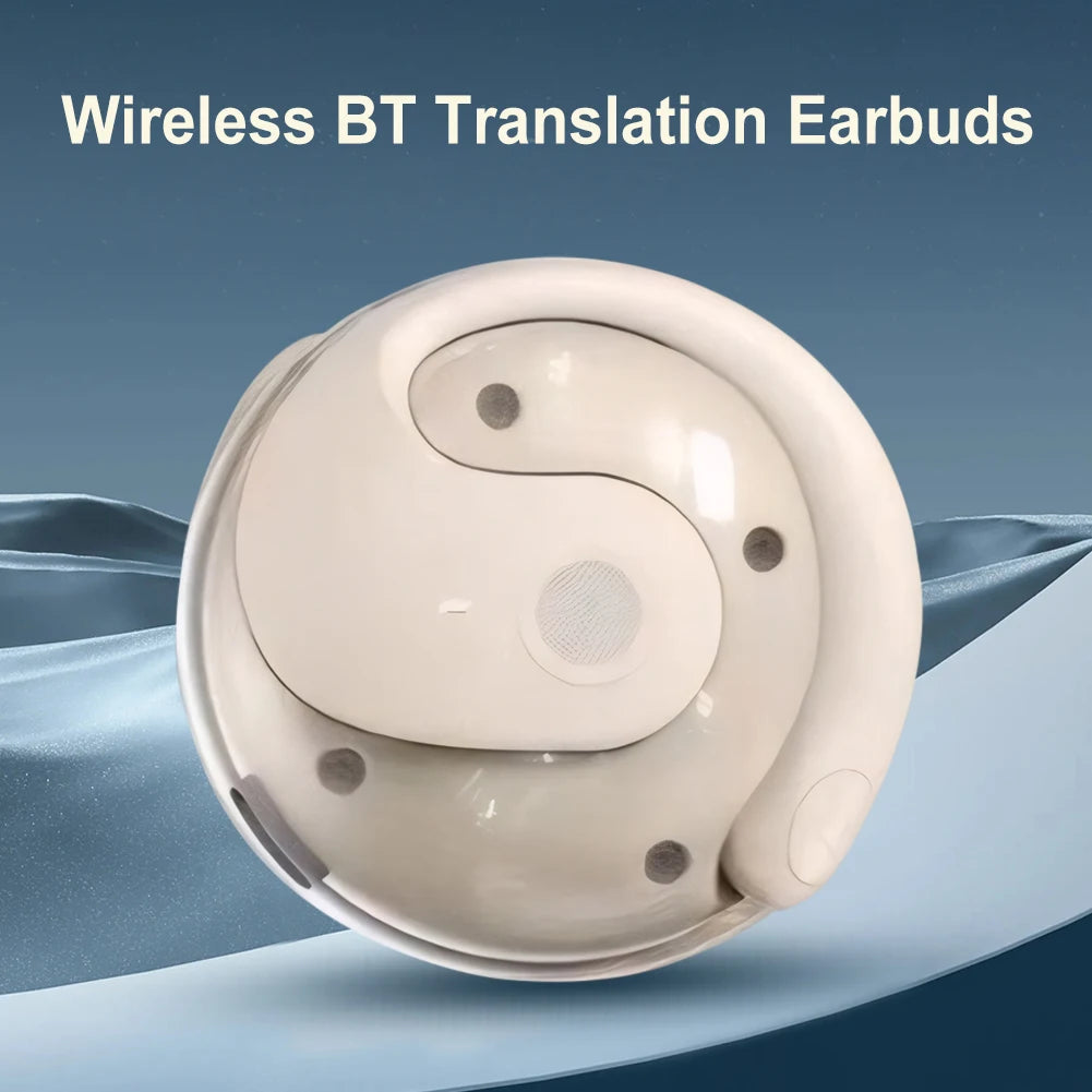 Real-Time Translator Earbuds | 144 Languages | Waterproof | Smart Bluetooth